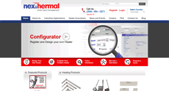 Desktop Screenshot of nexthermal.com